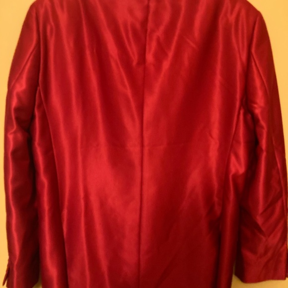 Ferrecci two piece, pants, jacket suit, Italian red - Picture 16 of 16